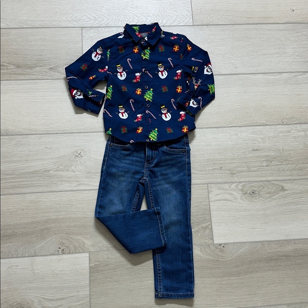 Levi's Kids Dark Blue Denim Jeans